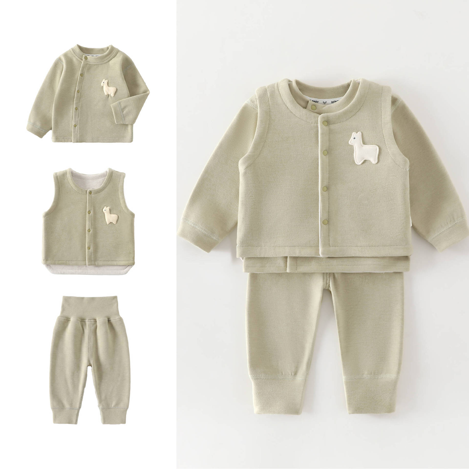 Комплект из 3 предметов для де – обзор и цена Baby Clothing High Quality